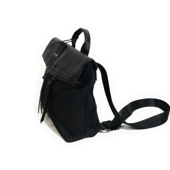 Botkier Trigger Nylon Backpack In Black/Gunmetal - Picture 9 of 11